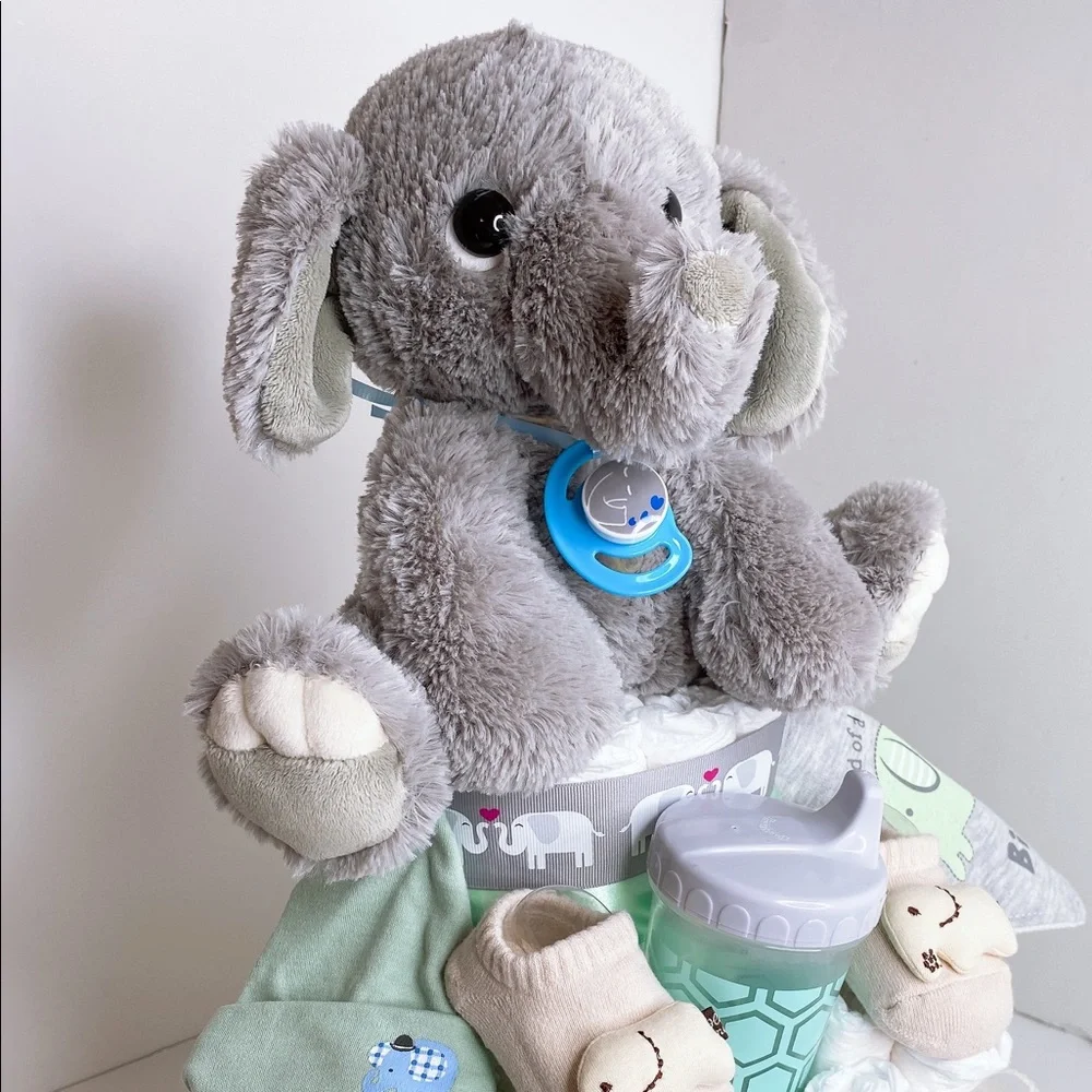 Elephant Diaper Cake